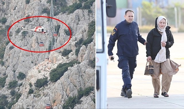 Antalya'da teleferik kazası! Mahsur kalan 112 kişi kurtarıldı, 9 kabindeki tahliye çalışması sürüyor