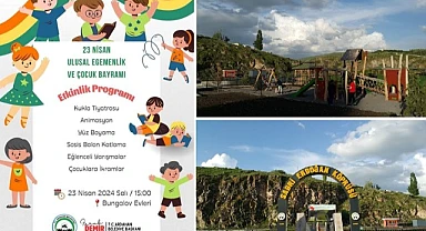 Belediye çocukların bayramını Bungalov evlerde kutlayacak
