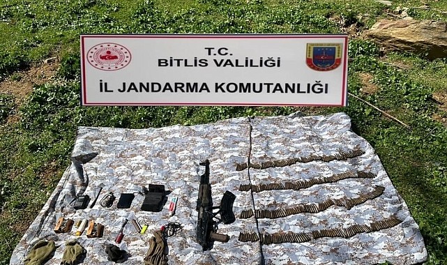 Bitlis'te silah ve mühimmat ele geçirildi