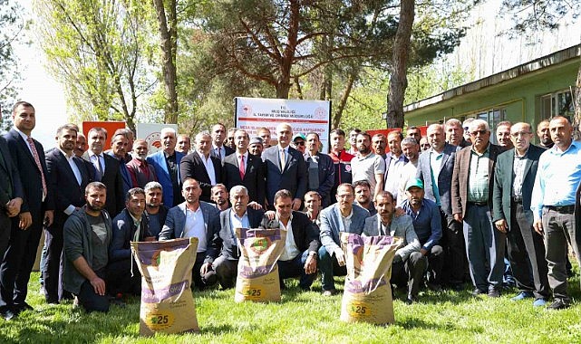 Çiftçilere 100 ton korunga tohumu dağıtıldı