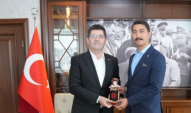 Damal Belediye başkanı Çamlıyurt, Orhan Çerkez’i ziyaret etti