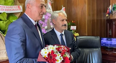 Göle Belediyesinde devir teslim töreni