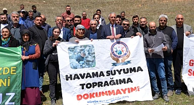 GÖLE'DE MADEN OCAĞI PROJESİNE SERT TEPKİ