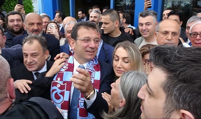 İmamoğlu'na memleketi Trabzon'da davullu zurnalı karşılama: Cumhurbaşkanım Allah'ına kurban