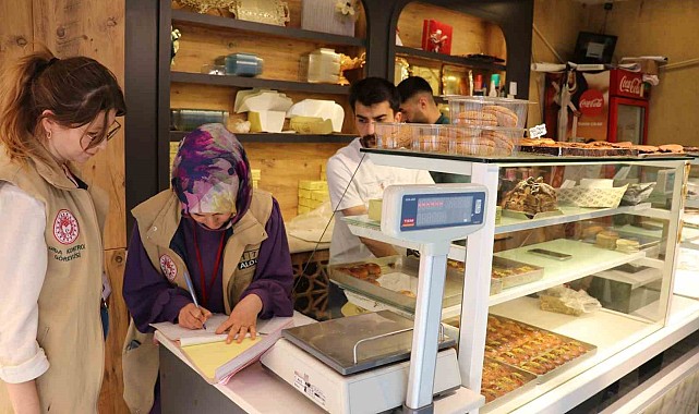 Kars'ta tatlı üretim işletmeleri denetlendi