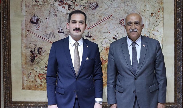 Kaymakam İpek'ten, Başkan Azizoğlu'na ziyaret