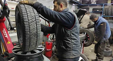 Lastikçilerde bahar yoğunluğu