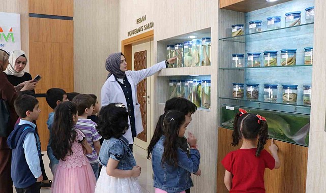 Anaokulu öğrencilerinden Balık Müzesine ziyaret