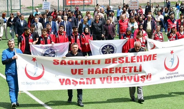 Ardahan sağlık için yürüdü