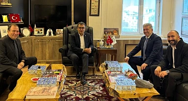 ATSO heyeti Belediye başkanlarına hayırlı olsun ziyaretinde bulundu