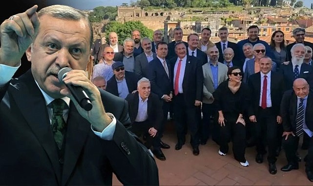 Cumhurbaşkanı Erdoğan'dan İmamoğlu'na "Roma turu" tepkisi