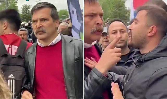 Erkan Baş'tan yürüyüşe müdahale eden polise tepki: Bana bağırma