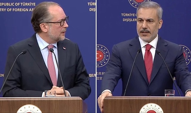 Fidan'dan Hamas için "Terör örgütü" ifadesini kullanan Avusturyalı mevkidaşına canlı yayında sert yanıt