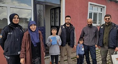 Göle İlçe Emniyeti ev ziyaretleriyle toplumu bilinçlendiriyor