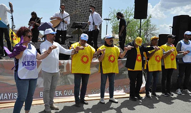 Kars'ta 1 Mayıs İşçi Bayramı etkinliği
