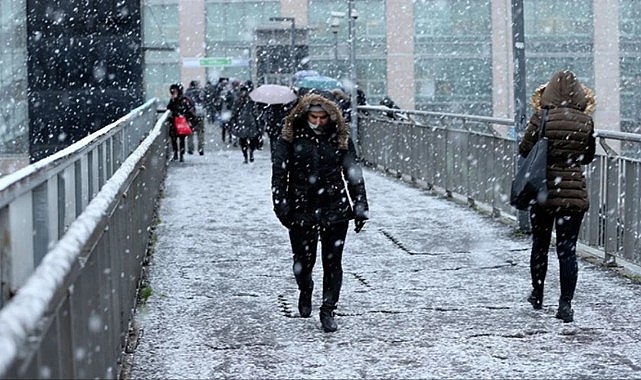 Meteoroloji'den 11 şehir için kar uyarısı, 26 kentte sarı alarm