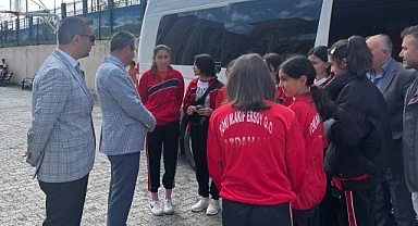 Öğrenciler yarı final için Giresun'da