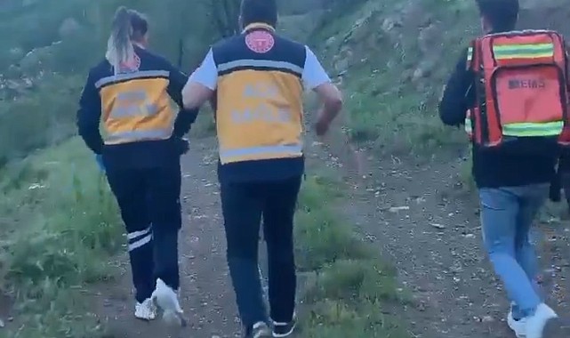 Ot toplarken rahatsızlanan vatandaşın yardımına sağlık ekipleri koştu