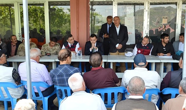Ulukale dutu üreticilerine yüzde 50 hibeli hasat filesi desteği