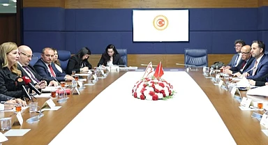 Vekil İncesu, KKTC heyetiyle görüştü