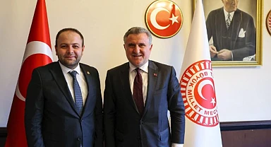 Vekil Koç, Bakan Bak'ı ziyaret ederek yatırımları masaya yatırdı