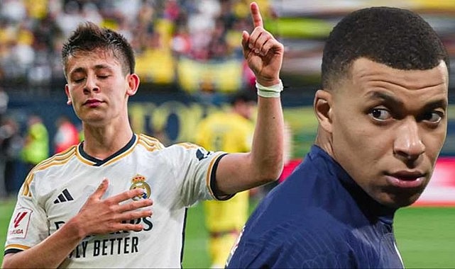 Yıldızlar bile ona hayran! Arda Güler, Mbappe'yi hayrete düşürdü