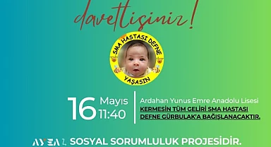 Yunus Emre Anadolu Lisesi Defne Bebek için kermes düzenliyor