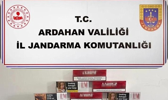 Ardahan'da kaçak sigara operasyonu