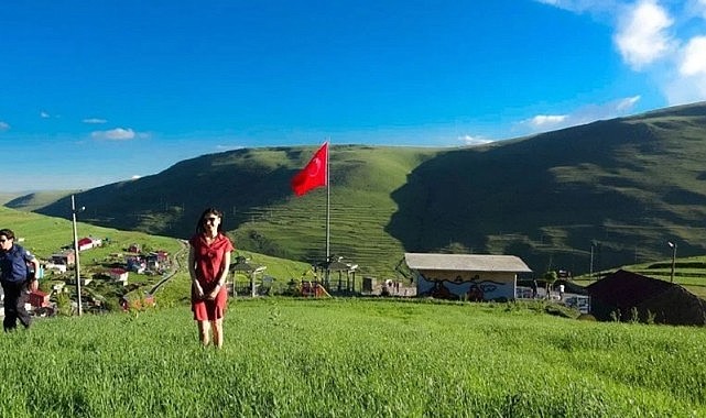 Atatürk silueti Karadağ sırtlarında belirdi