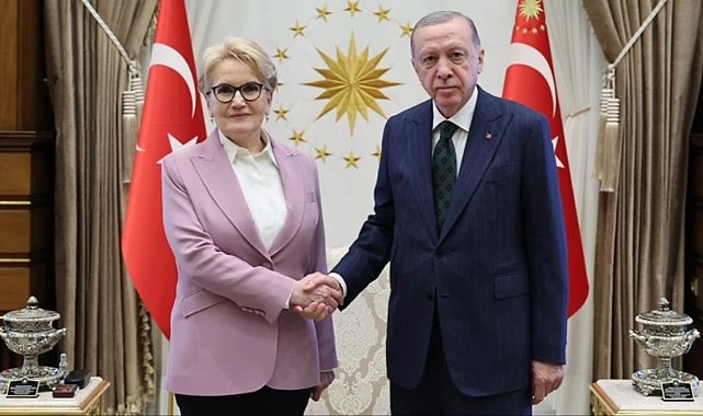 Cumhurbaşkanı Erdoğan, eski İYİ Parti Genel Başkanı Akşener'i kabul etti