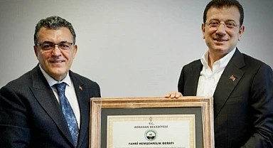 Ekrem İmamoğlu, hemşerimiz oldu