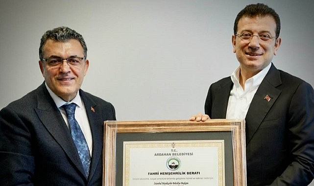 Ekrem İmamoğlu, hemşerimiz oldu