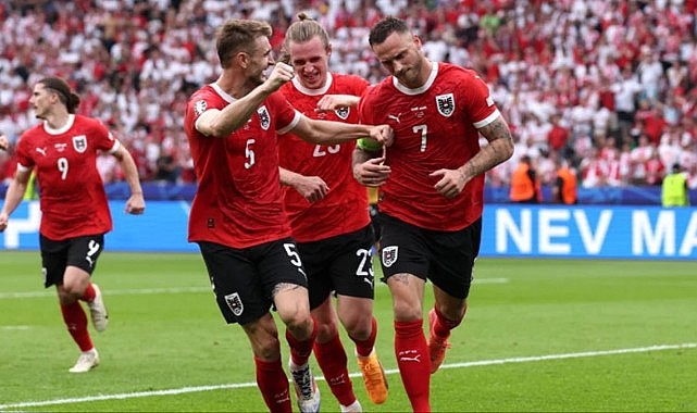 EURO 2024'te çılgın maç! Avusturya, Polonya'yı 3-1 yendi