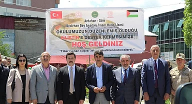 Göle’de Filistin’e destek etkinliği