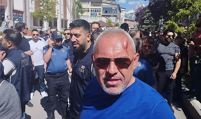 Hakkari'de olaylar çıktı: Polis amiri başından yaralandı