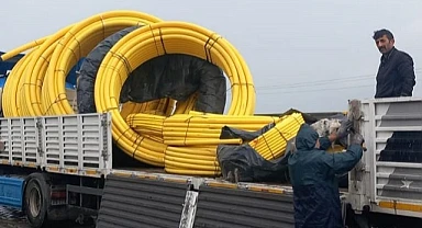 Hanak’ı Doğalgaza kavuşturacak ilk sevkiyat yapıldı