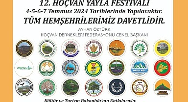 Hoçvan Yayla Festivali'nin hazırlıkları başladı