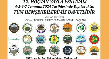 Hoçvan Yayla Festivali'nin hazırlıkları başladı