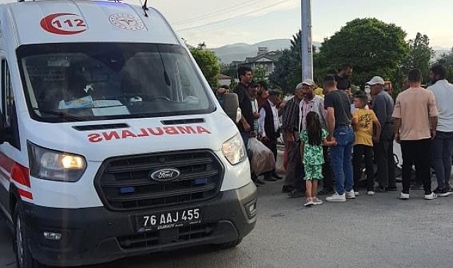 Iğdır'da motosikletin çarptığı bisikletli çocuk yaralandı