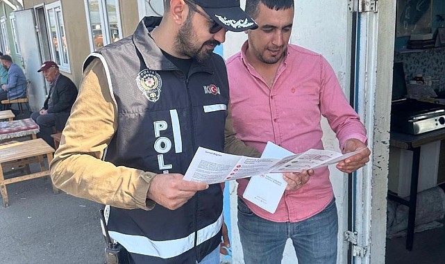 Kars'ta polisten sahte para uyarısı