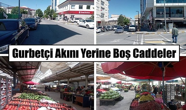 Kurban Bayramı sonrası boş caddeler!