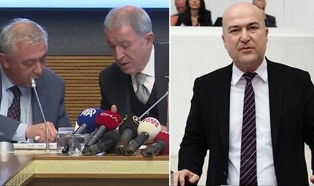 Mikrofonunu açık unutan Hulusi Akar'ın sorusu CHP'li vekili küplere bindirdi