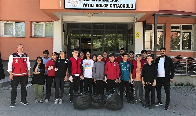 Öğrenciler 'den 'temiz çevre' seferberliği