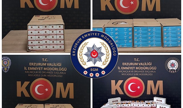 Sigara kaçakçılarına operasyon