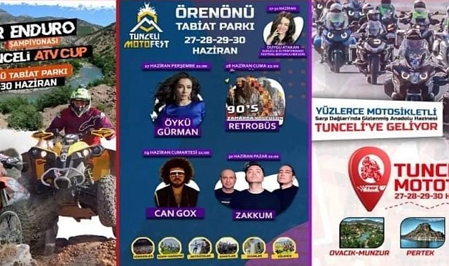 Tunceli-Ovacık yolu, MOTOFEST nedeniyle trafiğe kapatılacak