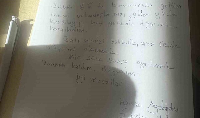 Validen mesaiye geç giden kurum müdürüne ders niteliğinde mektup
