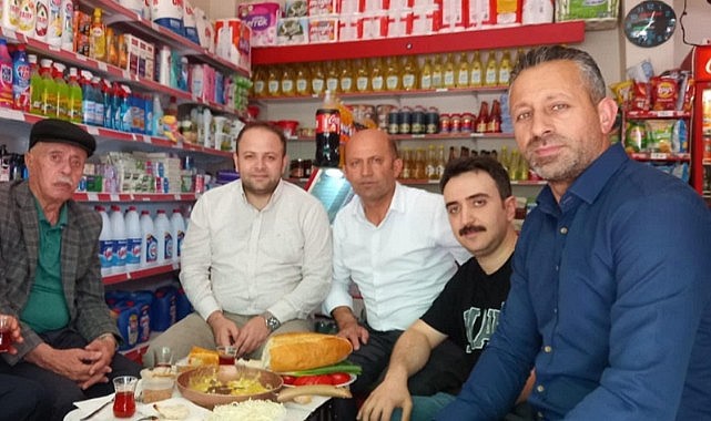 Vekil Koç, Gaziler Dernek başkanını ziyaret etti