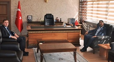 Başkan Çamliyurt, yeni atanan Kaymakam Meram'ı ziyaret etti