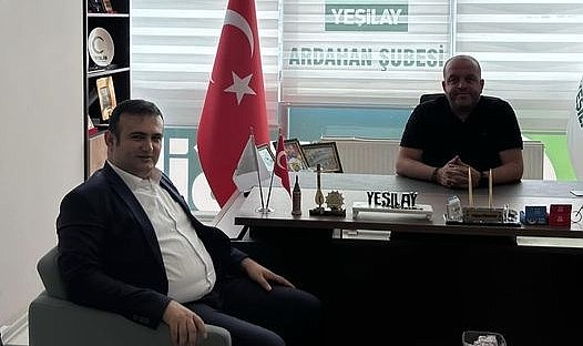Çetinkaya'dan Yeşilay'a ziyaret