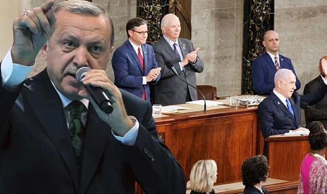 Cumhurbaşkanı Erdoğan'dan Netanyahu'nun ABD Kongresi'ndeki konuşmasına ilk tepki
